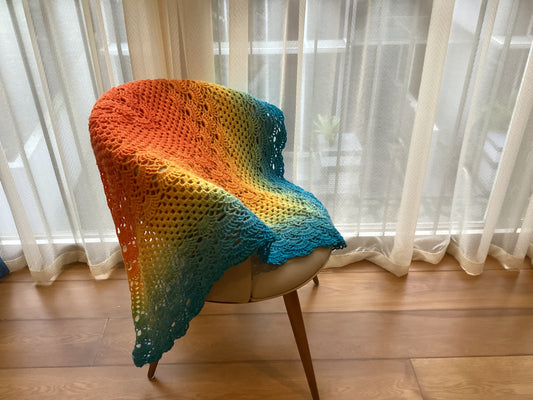 Triangle shawl