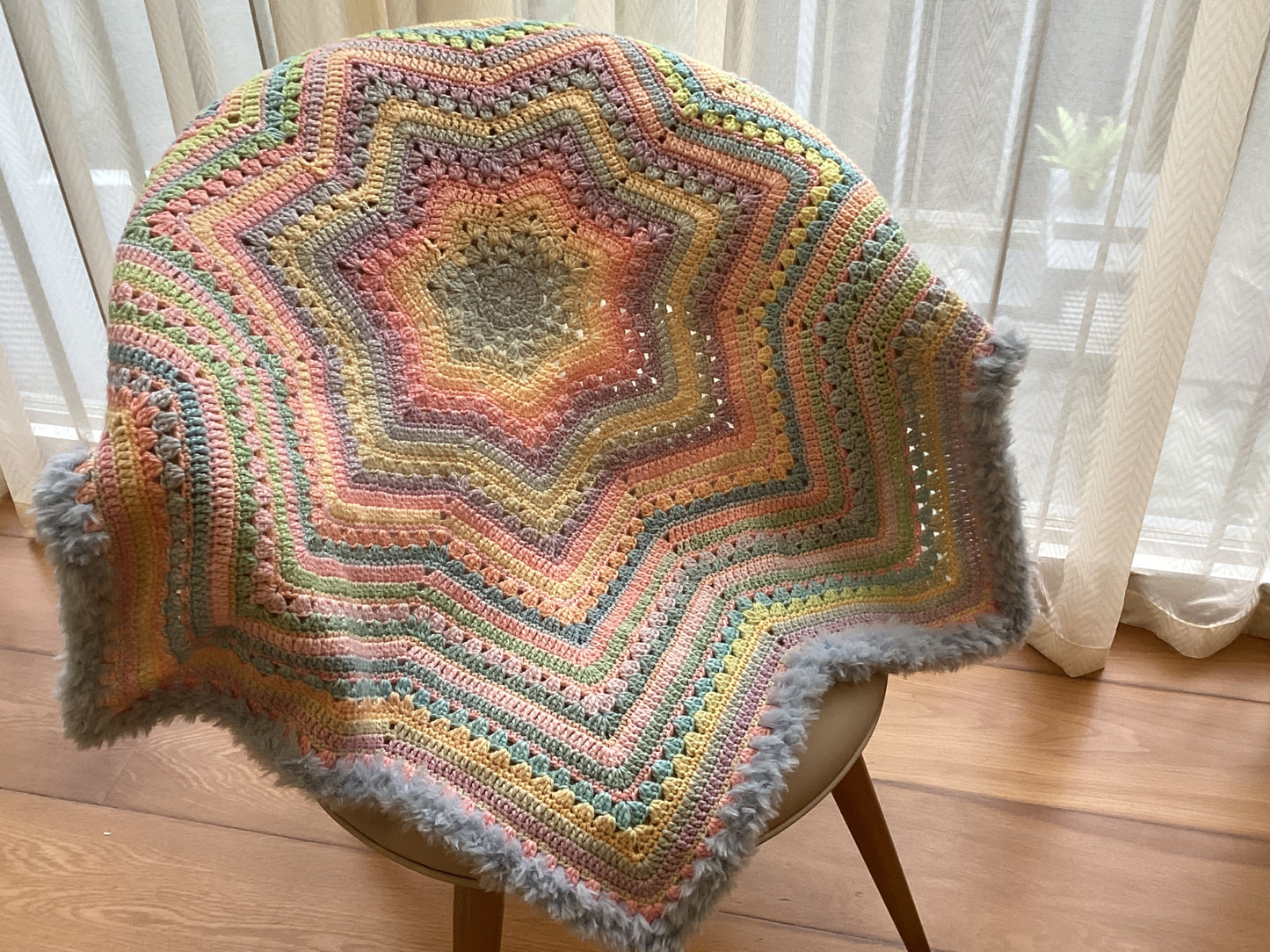 Crochet 7-star shaped